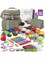 Crochet Kit for Beginners with Yarn, 21 Hooks Knitting Kit Bag with Instructions and Video Tutorials
